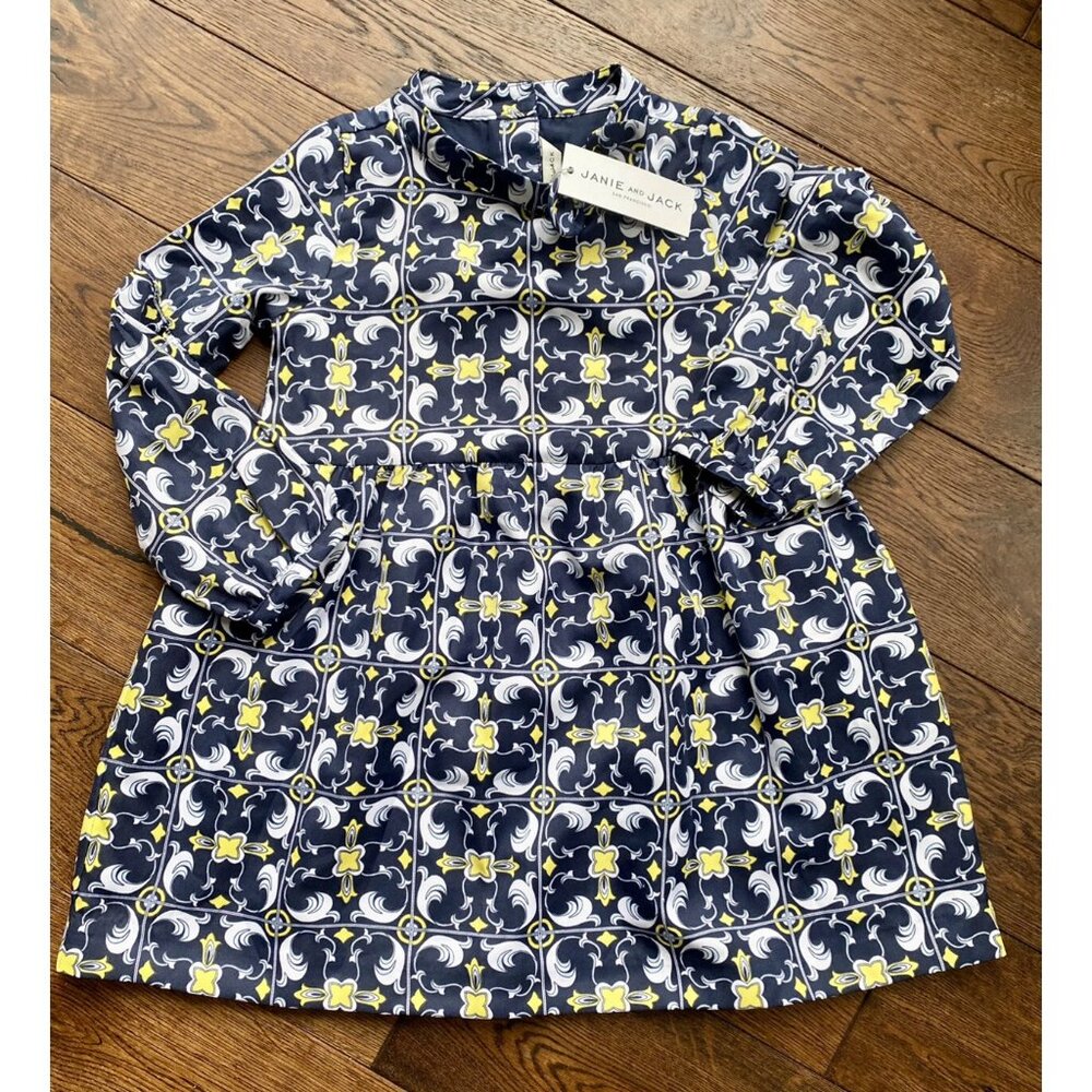 Janie and Jack Resort Blue Dress - Size 4 - New!